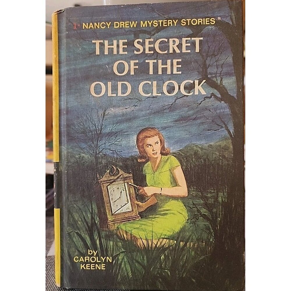 NANCY DREW THE SECRET OF THE OLD CLOCK #1 by Carolyn Keene 1959 vintage READ